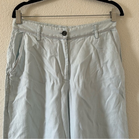 J. Jill 100% Linen Straight Wide Leg Pants women size 12 - Picture 3 of 9